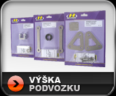 Zvýšenie a zníženie výšky motocykla prepákovaním alebo pružinou